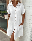 Hemdkleid Mit Knopfleiste Für Damen | Sommer