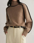 Dorothy - Brauner Rollkragenpullover