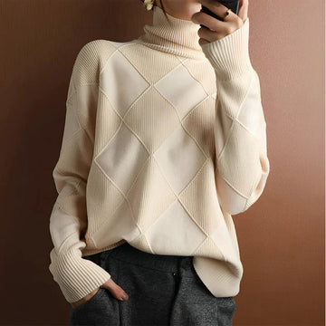 Valentina - Hochgeschlossener Pullover