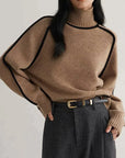 Dorothy - Brauner Rollkragenpullover