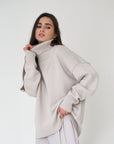 Martina - Winter-Rollkragenpullover mit lockerer Passform