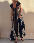 ISA - Maxi-Strandkleid mit Ethno-Print (In 7 Farben)