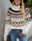 Dahlia - Eleganter Herbst-Rollkragenpullover