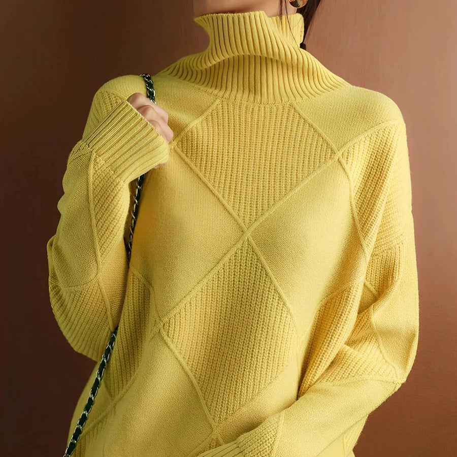 Valentina - Hochgeschlossener Pullover