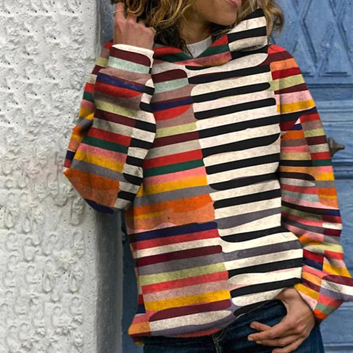 Johanna - Multicolor-Kapuzenpulli