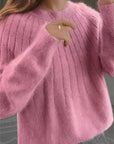 Dollie - Flauschiger Kaschmir-Strickpullover