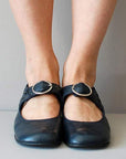 Amey - Vintage Schuhe mit runder Zehe