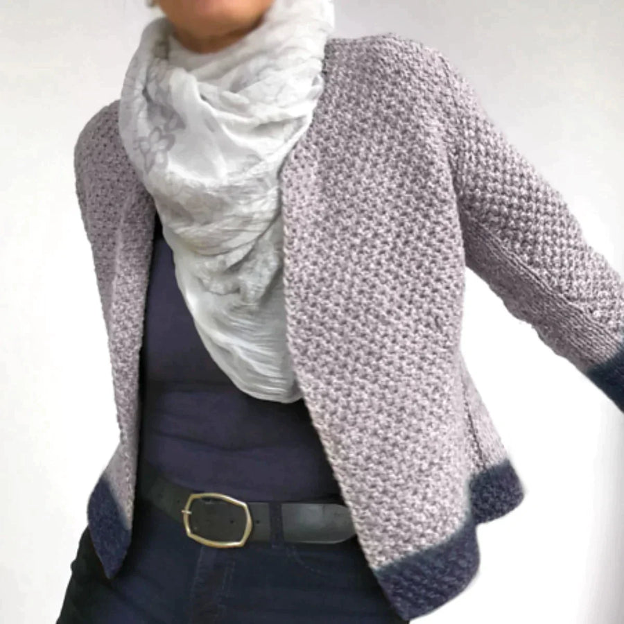 Lalaine - Lila Langarm-Cardigan