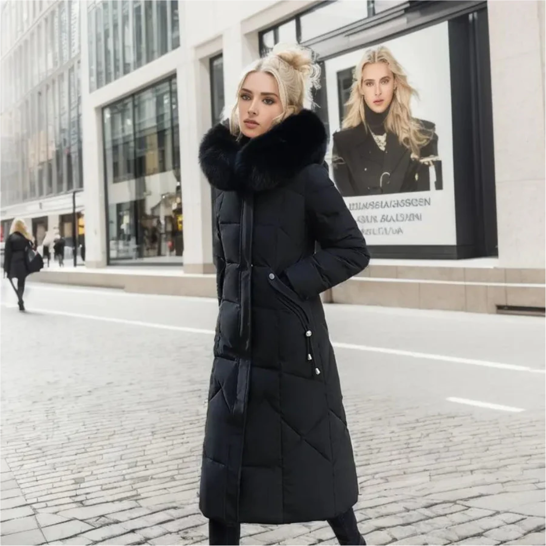 Lieselota | Moderne Warme Parka Winterjacke Damen | Lang