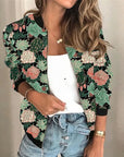 Grace - Bedruckte Zip-up-Jacke