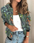 Grace - Bedruckte Zip-up-Jacke