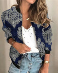 Grace - Bedruckte Zip-up-Jacke