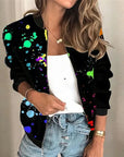Grace - Bedruckte Zip-up-Jacke