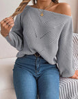 Jackie - Off-Shoulder-Strickpullover