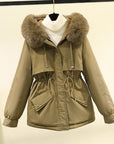 Nica - Oversizewd-Baumwolljacke mit Samtfutter