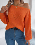 Jackie - Off-Shoulder-Strickpullover