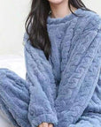 Alyssa - Pyjama-Set aus Fleece für Frauen