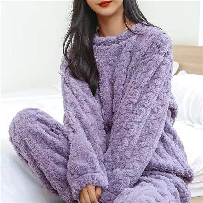 Alyssa - Pyjama-Set aus Fleece für Frauen