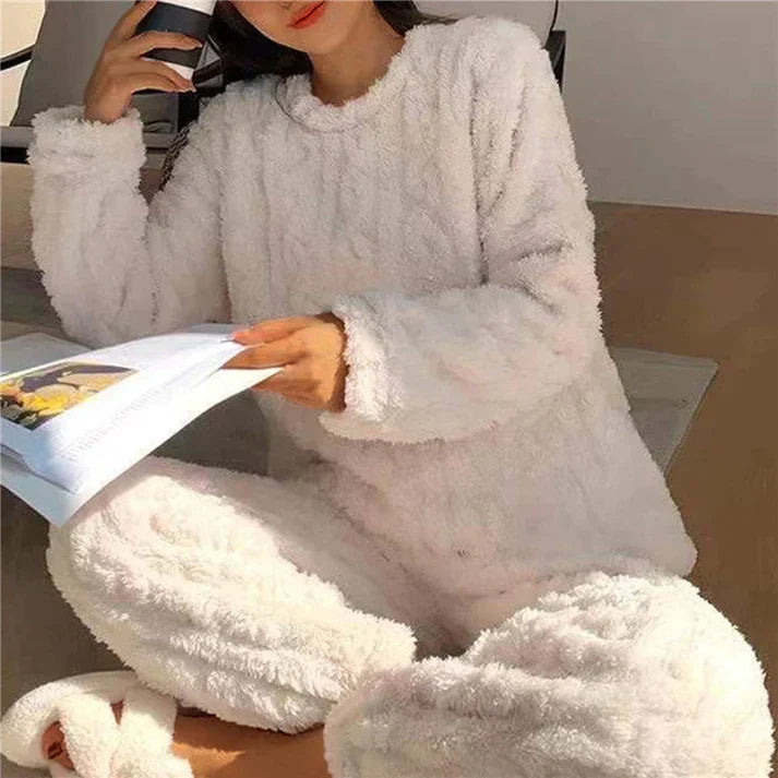 Alyssa - Pyjama-Set aus Fleece für Frauen