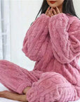 Alyssa - Pyjama-Set aus Fleece für Frauen