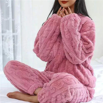 Alyssa - Pyjama-Set aus Fleece für Frauen