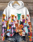 Vivy - Sweatshirt mit Tiermuster