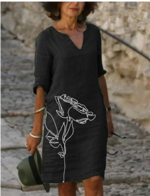 Sommerkleid Mit Grafikdruck Für Damen | Mini