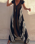 ISA - Maxi-Strandkleid mit Ethno-Print (In 7 Farben)