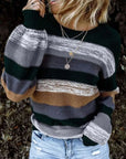 Everly - Gestreifter Strickpullover