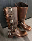 Eloise - Vintage Lederstiefel