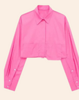 Adela - Mode Cropped Shirt