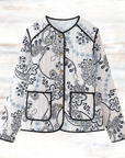 Lula - Vintage Jacke mit Blumendruck