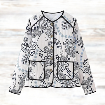 Lula - Vintage Jacke mit Blumendruck