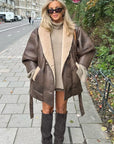 Hedy - Winter Pelz Lederjacke