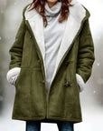 Clara - Hochwertige Fleece-Jacke aus Wildleder