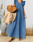 HAZE- Stylisches Kleid im Denim-Stil