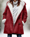 Clara - Hochwertige Fleece-Jacke aus Wildleder