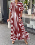 FIRA - Stilvolles gestreiftes Kleid