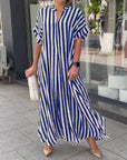FIRA - Stilvolles gestreiftes Kleid