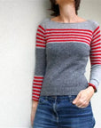 Leny - Rundhalsausschnitt Kintted Pullover