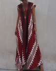 ISA - Maxi-Strandkleid mit Ethno-Print (In 7 Farben)