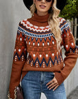 Dahlia - Eleganter Herbst-Rollkragenpullover