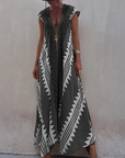 ISA - Maxi-Strandkleid mit Ethno-Print (In 7 Farben)