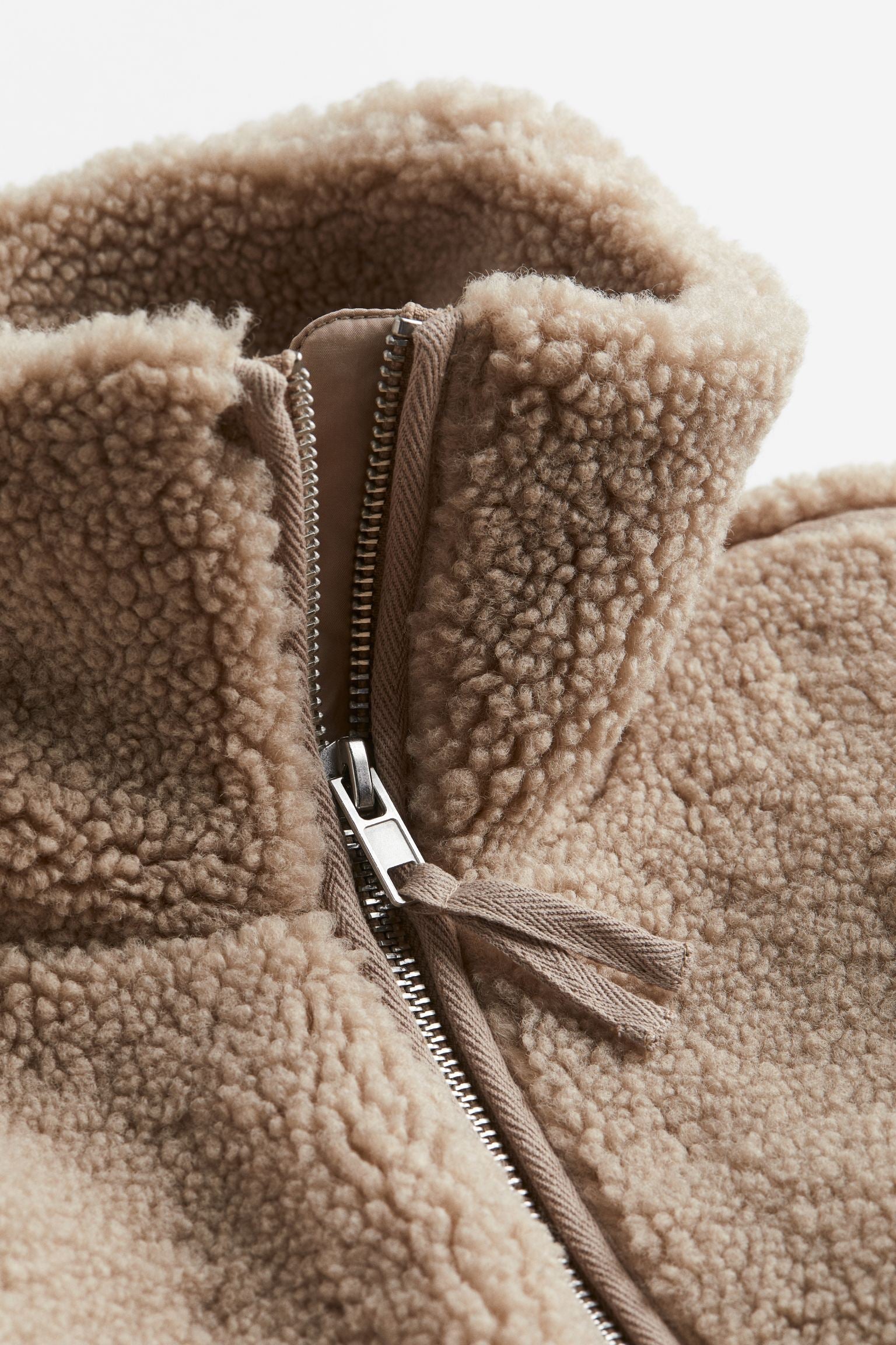 Freya | Winter Teddy Mantel | Mit Reißverschluss