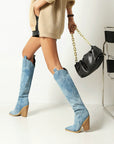 Paloma - Cowboy-Stiefel aus Denim