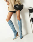 Paloma - Cowboy-Stiefel aus Denim