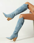 Paloma - Cowboy-Stiefel aus Denim