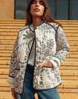 Lula - Vintage Jacke mit Blumendruck