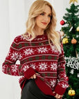 Rowyn - Damen Weihnachtspullover gestrickt