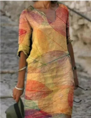 Sommerkleid Mit Grafikdruck Für Damen | Mini